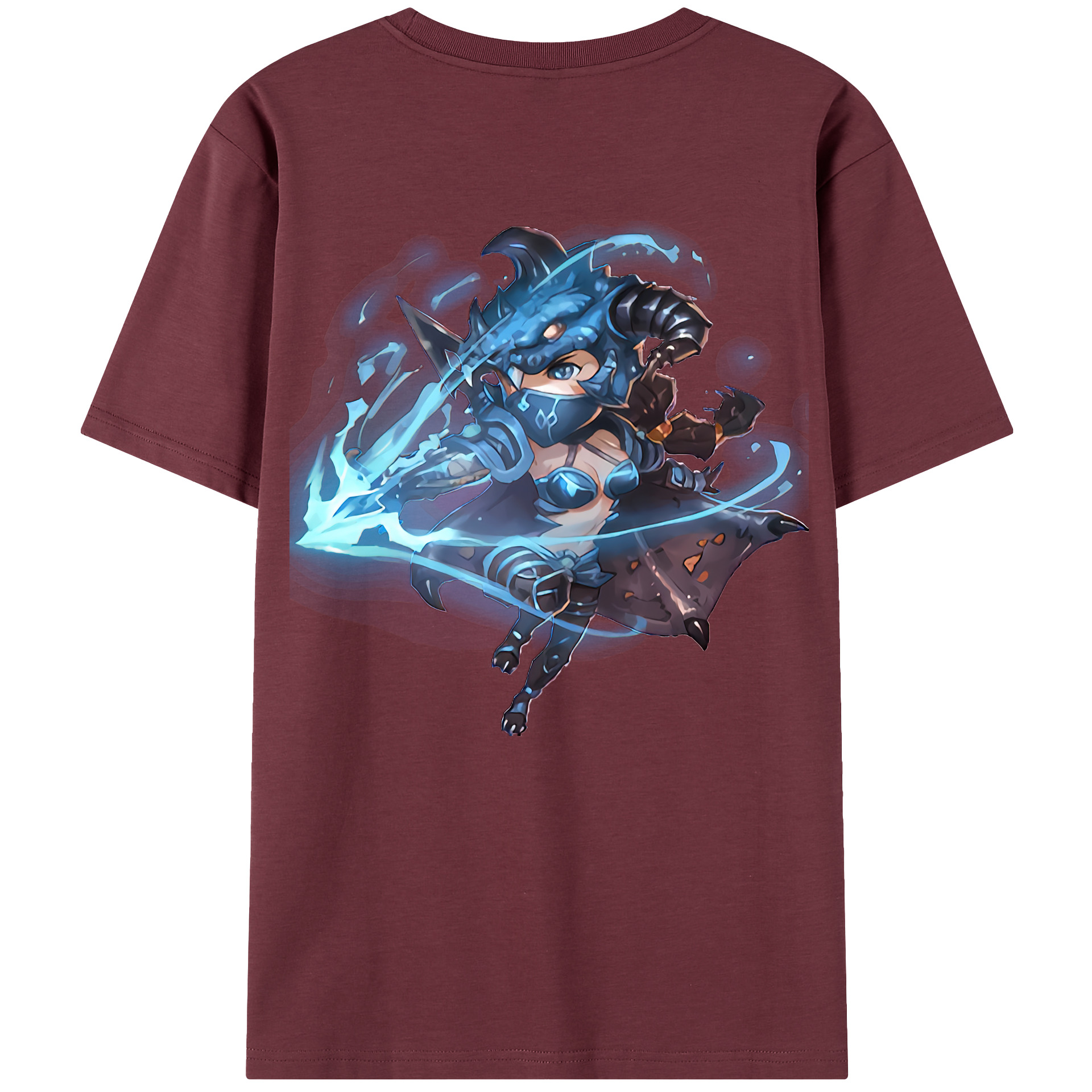 リーグ・オブ・レジェンド League of Legends LOL 綿100％半袖Tシャツ（背面プリント）
